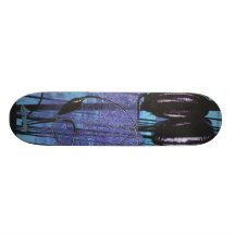 L'écoute Brouillard-cyan Skateboards Customisés