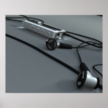 lecteur mp3 3d posters