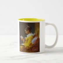 Lecture de jeune fille - Jean-Honoré Fragonard Mug À Café