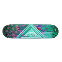 L'écubier magique cyan skateboard customisable