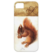 L'ÉCUREUIL AVEC LE MONOGRAMME NUTS COQUE iPhone 5