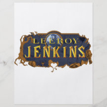 Leeroy Jenkins Tract Personnalisé