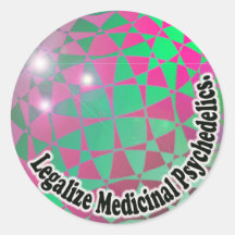 Légalisez l'autocollant médicinal de Psychedelics