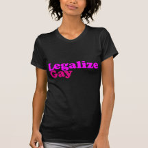 légalisez le magenta rose gai t-shirts