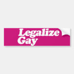 LÉGALISEZ L'HOMOSEXUEL - .PNG ADHÉSIFS POUR VOITURE
