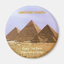 L'EGYPTE : Le premier aimant de plan de pyramide