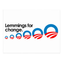 Lemmings pour le changement cartes postales