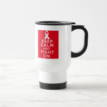 L'emphysème gardent le calme et continuent à comba mug à café