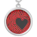 L'empreinte digitale de l'amour dans la dentelle n collier personnalisé