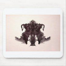 L'encre d'essai de Rorschach éponge la peau d'anim Tapis De Souris