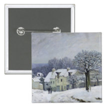 L'endroit du Chenil à Marneux-le-ROI, neige, 1876 Badge