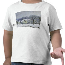 L'endroit du Chenil à Marneux-le-ROI, neige, 1876 T-shirts