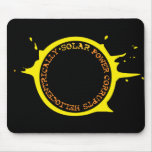 L'énergie solaire corrompt heliocentrically tapis de souris