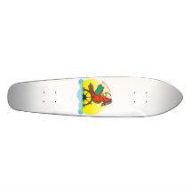 Lenny le perroquet de pirate skateboards personnalisés