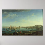 L'entrée au port de Marseille, 1754 Posters