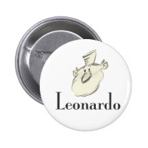 Leonardo - bouton badges avec agrafe