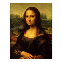 Leonardo da Vinci Mona Lisa Cartes Postales