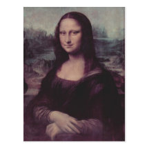 Leonardo da Vinci Mona Lisa (La Giaconda) Mona Lis Cartes Postales