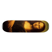 Leonardo da Vinci - Mona Lisa Skateboards Cutomisables