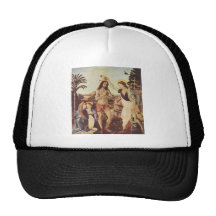 Leonardo de da Vinci - Le baptême du Christ Casquettes De Camionneur