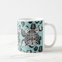 Léopard de neige mugs