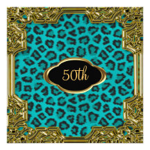 Léopard Teal 3 de fête d'anniversaire Bristol