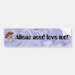 Les aliens ont besoin d'amour aussi ! autocollant pour voiture