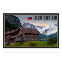 Les Alpes de la Liechtenstein Cartes Postales