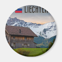 Les Alpes de la Liechtenstein Aimants Pour Réfrigérateur