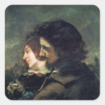Les amants heureux, 1844 autocollants