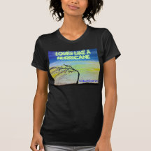 Les amours aiment un ouragan t-shirts
