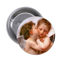 Les anges embrassent d'abord, Bouguereau Pin's
