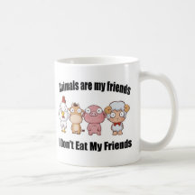 Les animaux sont mes amis tasse à café
