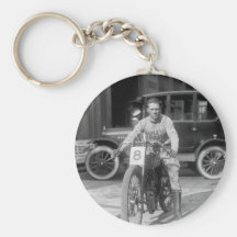 les années 1920 emballant la moto porte-clef
