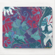 les années 70 flower power Mousepad Tapis De Souris