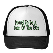 Les années 80 fières de l'adolescence casquettes