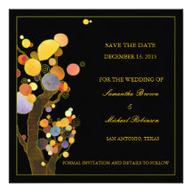 Les arbres lunatiques sauvent les invitations de m