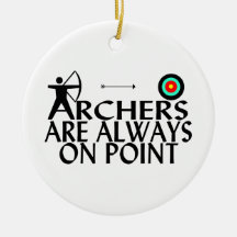 Les archers sont toujours sur le point décoration de noël