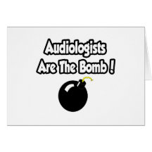 Les audiologistes sont la bombe ! carte de vœux