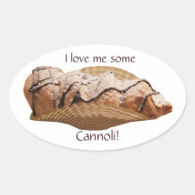 Les autocollants de l'amant de Cannoli d'Italien