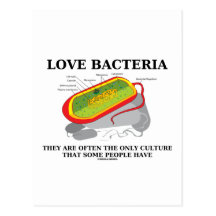 Les bactéries d'amour cultivent souvent seulement  cartes postales