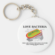 Les bactéries d'amour cultivent souvent seulement  porte-clé