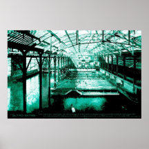 Les bains - affiche
