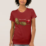 Les baisers mignons de pomme de terre de T-shirt d