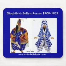 Les ballets Russes Mousepad de Diaghilev Tapis De Souris