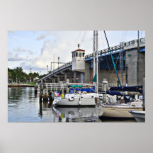 Les bateaux à voile ont accouplé la Floride Posters
