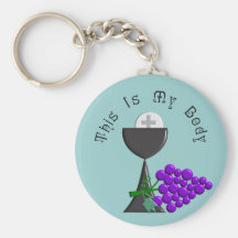 Les cadeaux de calice d'eucharistie et de centre s porte-clef