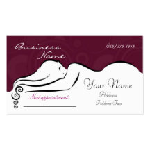 Les cartes de visite de Darla [fuscia] Carte De Visite