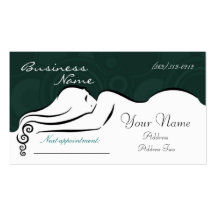 Les cartes de visite [verts] de Darla Cartes De Visite Personnelles