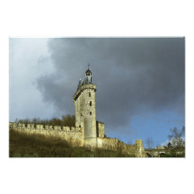 Les castletheis de Chinon de château sur un sommet Impressions Photographiques